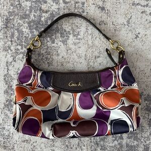 Coach Ashley Scarf Print Hobo Shoulder Bag